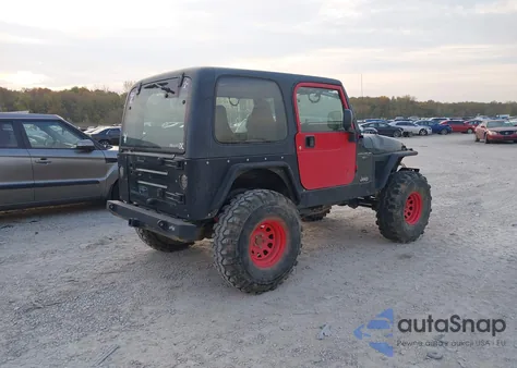 1998 Jeep Wrangler Sahara из США, поврежденный, VIN 1J4FY49S6WP733257